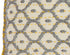 Artisan Hand Loomed Cotton Square Pillow - Gray with Yellow Stitching - 24" - ARCADIA HOME